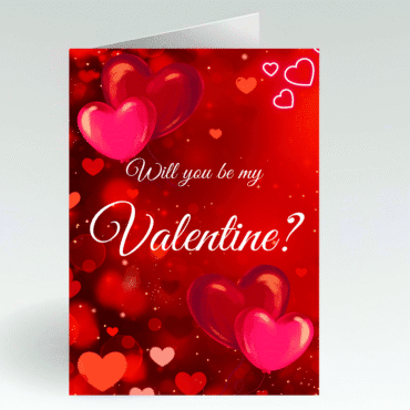 Will You Be My Valentine Card
