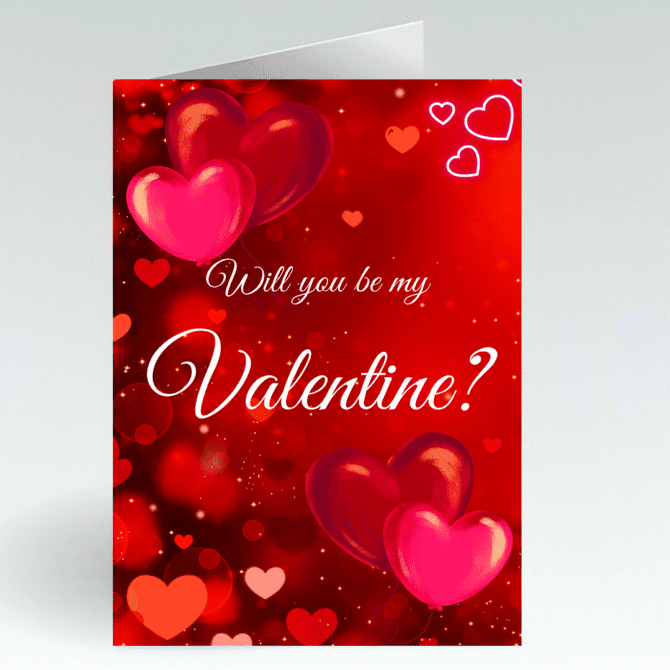 Will You Be My Valentine Card