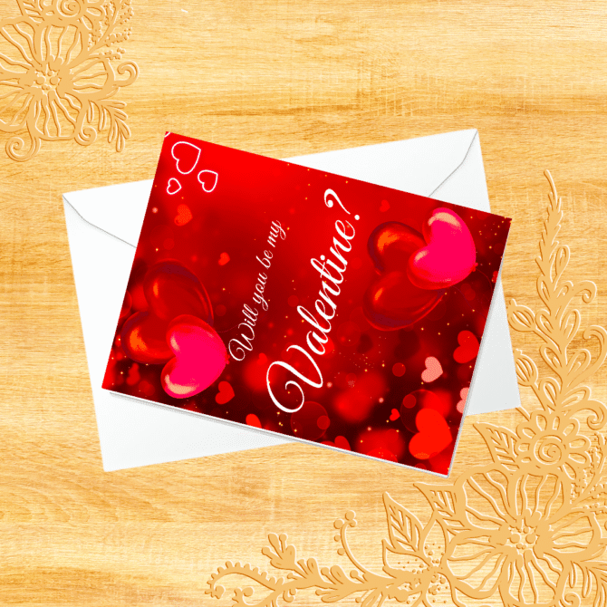 Will You Be My Valentine Card