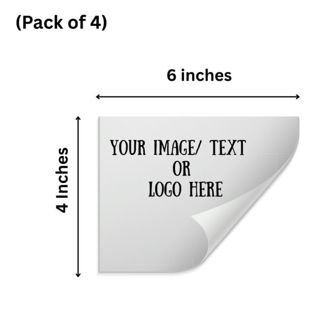 Custom Stickers (Pack of 4)