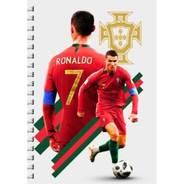 Football Diary Notebook Ronaldo - Portugal CR7 Journal Sports (A5)