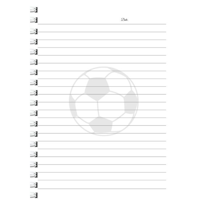 Football Diary Notebook Ronaldo - Portugal CR7 Journal Sports (A5)
