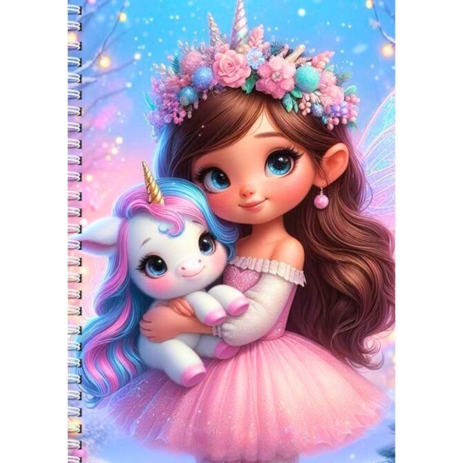 Cute Girls Unicorn Register Pakistan/ Register Notebook Unicorn A4