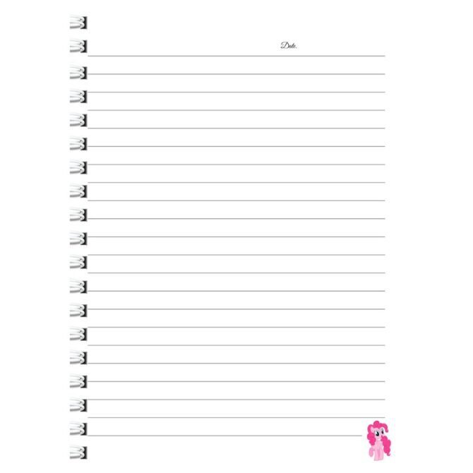 Pinkie Pie Diary Notebook- My Little Pony Diary Journal (A5)