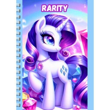 Rarity Diary Notebook- My Little Pony Notebook Diary Journal (A5)