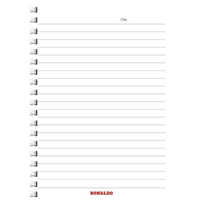 Ronaldo Champions League Diary Notebook - CR7 Victory Journal Planner (A5)