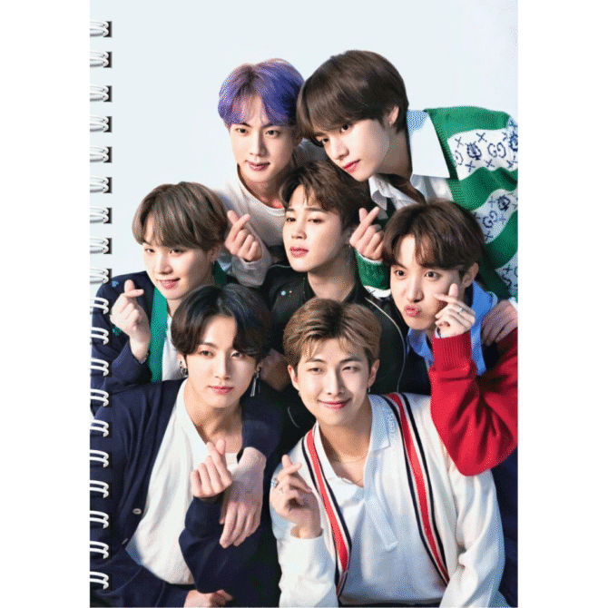BTS K-pop A5 Notebook Pakistan