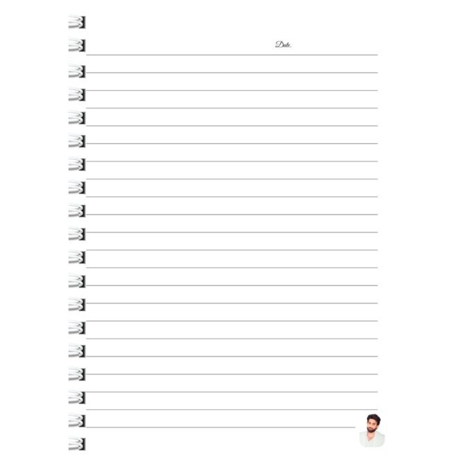 Bilal Abbas Khan Diary Notebook(A5)