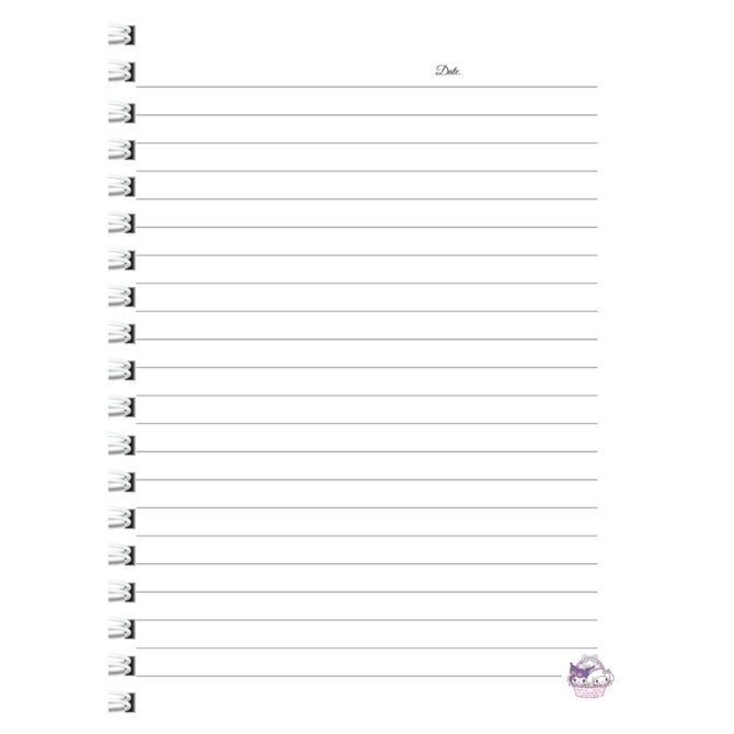 My Melody and Kuromi Cute Notebook Diary (A5)