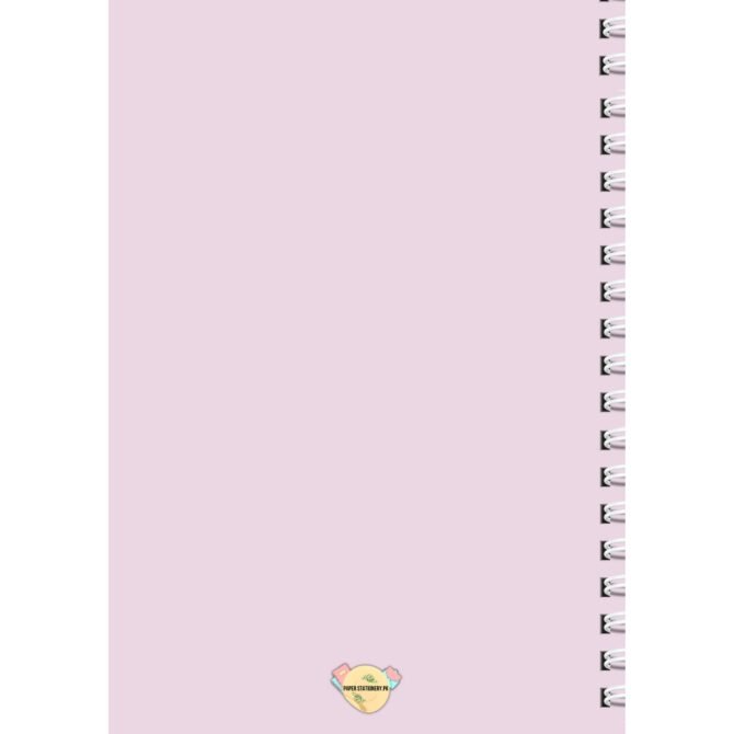 Purple Bow Pattern Diary Notebook (A5)