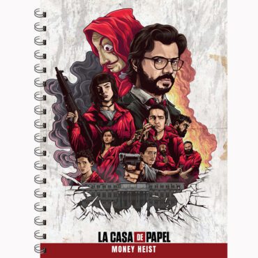 Money Heist Notebook A5 - La Casa de Papel Diary Journal