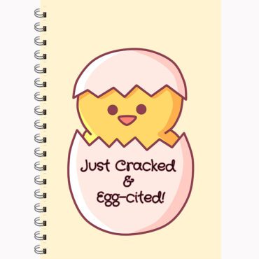 Cute Chick Notebook - Diary Journal for Daily Writing & Positive Vibes (A5)