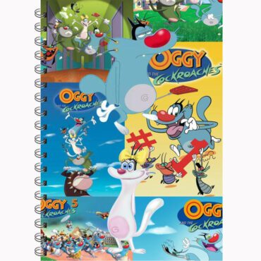 Oggy and the Cockroaches Notebook Journal (A5)