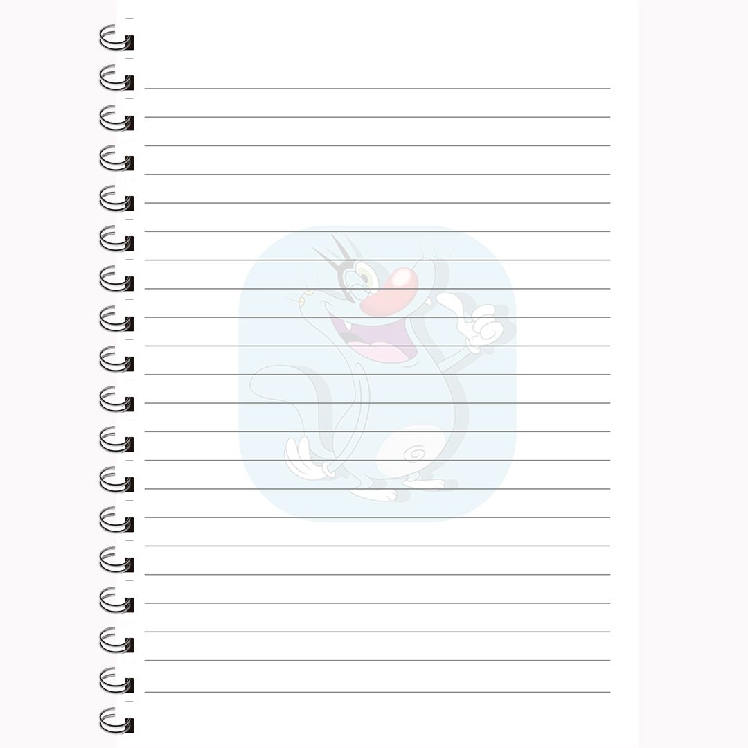 Oggy and the Cockroaches Notebook Journal (A5)