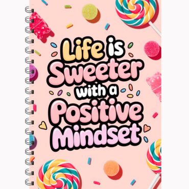 Positive Mindset Journal - Daily Gratitude Planner & Motivational Diary (A5)