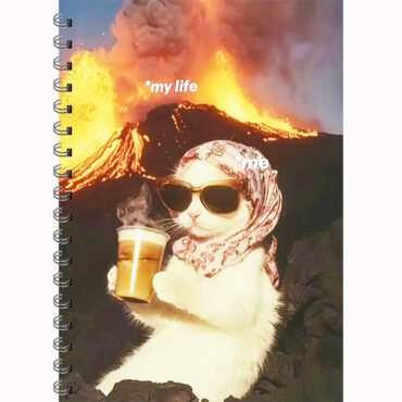 Funny Hijabi Cat Meme Diary Notebook Journal Planner (A5) | My Life vs Me Cat Meme Notebook Diary Journal Planner A5 Pakistan – Aesthetic Funny Hijab Cat Coffee Volcano Meme Notebook Diary Journal Planner for Girls Students Pakistan | Relatable Meme Spiral Notebook Diary Journal Planner A5 Pakistan | Aesthetic Funny Cat Notebook Diary Journal Planner A5 for School College University Girls Pakistan | Funny Birthday Gift Notebook Diary Journal Planner A5 Pakistan | Best Meme Character Notebook Diary Journal Planner A5 Pakistan | Kids & Teens Stationery Funny Cat Notebook Diary Journal Planner A5 Pakistan | Hijabi Cat Coffee Meme Notebook Diary Journal Planner A5 for Girls Pakistan | Cool Aesthetic Funny Notebook Diary Journal Planner A5 Pakistan | Viral Meme Stationery Notebook Diary Journal Planner A5 Gift for Girls Pakistan | Premium Quality Funny Cat Notebook Diary Journal Planner A5 Pakistan Online Shopping | Buy Relatable Meme Notebook Diary Journal Planner Online Pakistan | My Life vs Me Volcano Cat Notebook Pakistan | Funny Hijabi Cat Spiral Notebook A5 Pakistan | Sarcastic Humour Diary Pakistan | Trending Meme Merchandise Pakistan | Funny Stationery Accessories for School Pakistan | Free Delivery Pakistan | Free Shipping Pakistan | COD Available Pakistan Online Shopping | Funny Cat Meme A5 Notebook Journal Planner Pakistan Online | Top Rated Aesthetic Funny Stationery Pakistan