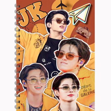 Jungkook BTS Notebook Diary A5 Pakistan | JK BTS ARMY Fan Notebook Diary Journal A5 Pakistan| FREE DELIVERY PAKISTAN