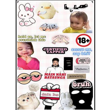 Pakistani Meme Sticker Pack| Free Delivery Pakistan