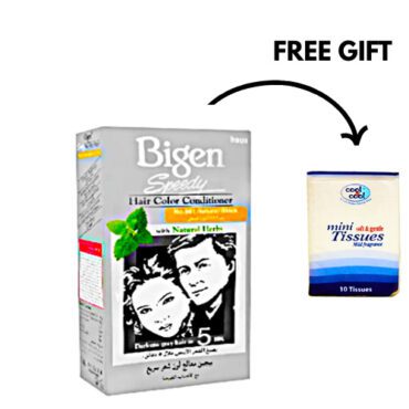 Bigen Speedy Hair Color Conditioner No.881 Natural Black No Ammonia | FREE Mini Tissues Pakistan